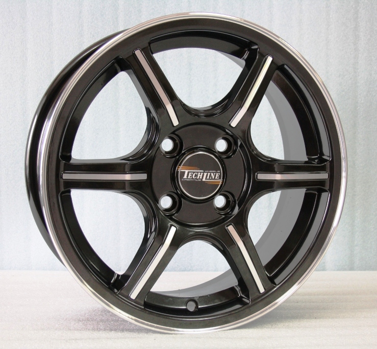 Диск Литой Tech-Line мод.433 14х5.5 PCD 4х98 ET38 DIA58.6  BL  