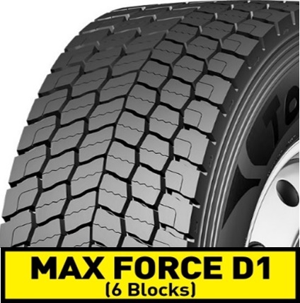 Автошина TOURADOR 295/80R22.5 MAX FORCE D1 154/149M TL 18PR (на ведущую ось) 