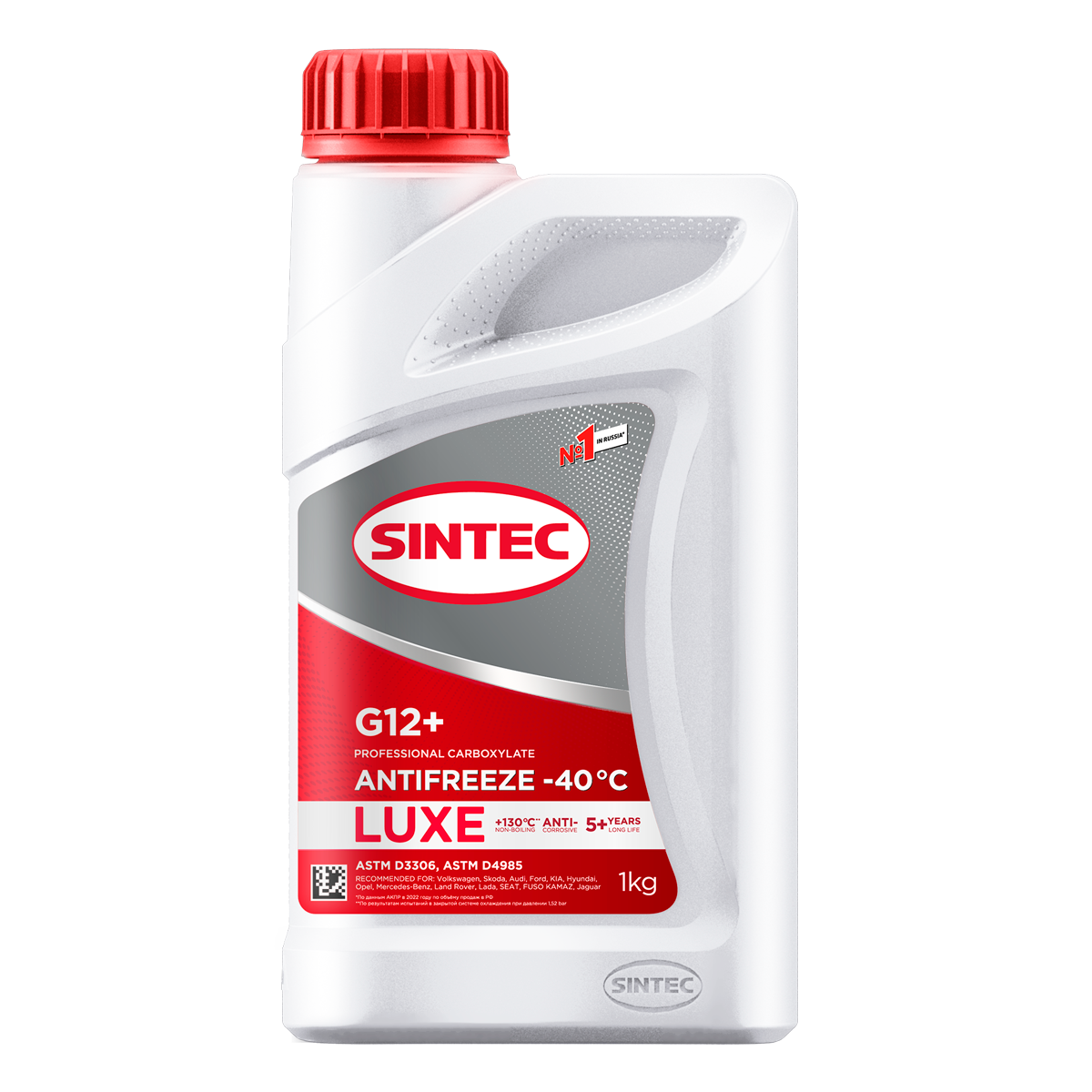 Антифриз  Sintec LUXE красный G12+ 1кг.